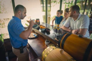 Rum tasting at Hacienda El Viejo, Guanacaste, Costa Rica