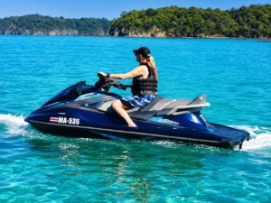 Rider on a jet ski on the Gulf of Papagayo, Costa Rica