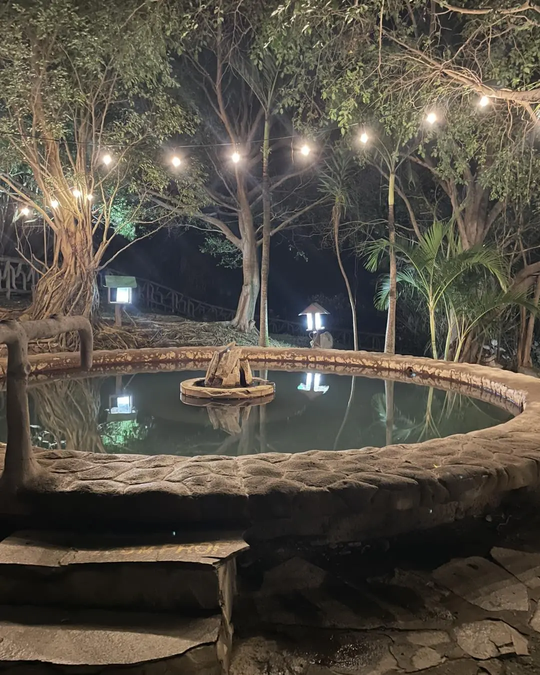 Thermal Pool Night at Miravalles, Guanacaste