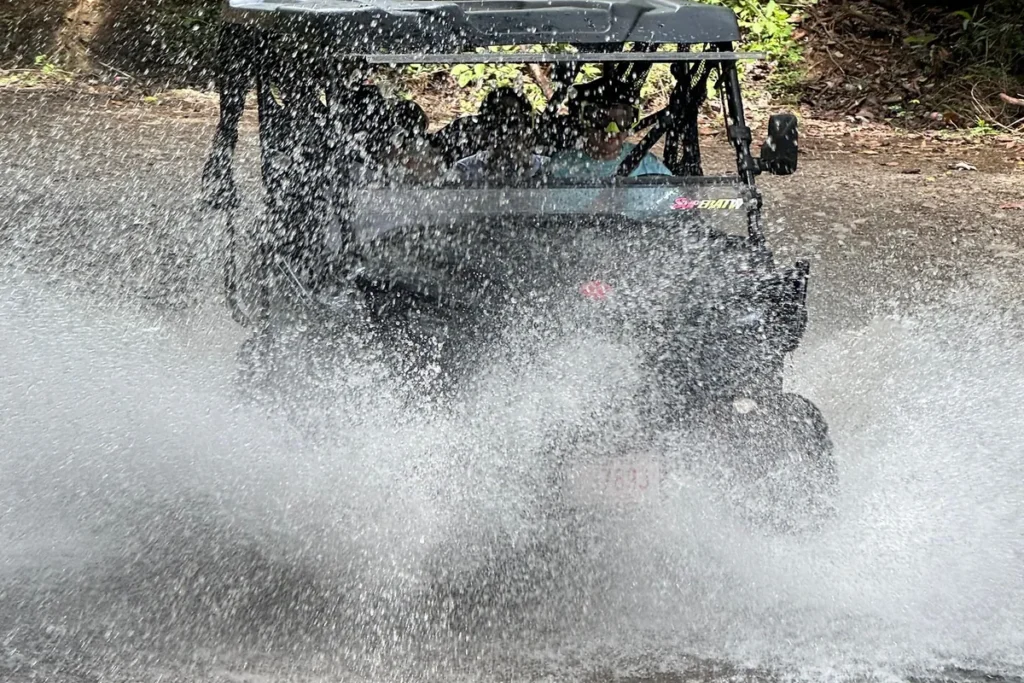 Off-road buggy adventure through Guanacaste's tropical landscape, Costa Rica
